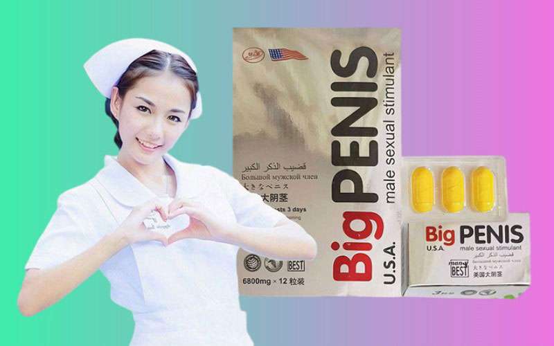 Địa chỉ bán Thuốc tăng cường dương Big Penis 6800mg giá rẻ